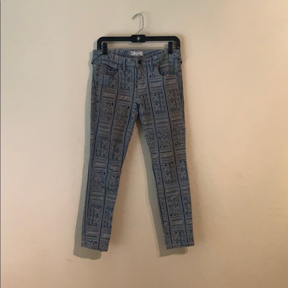 Tribal pattern jean Pants